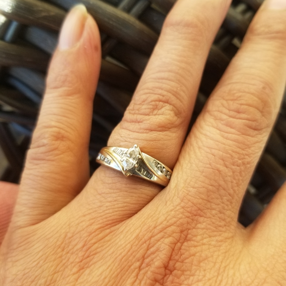 Leo Schachter LSC leo diamond vintage ring  14k - Picture 2 of 16